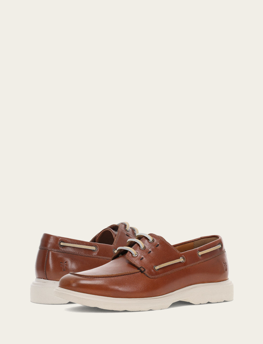 Men's Caramel Connor Boat Shoe | Frye Caramel