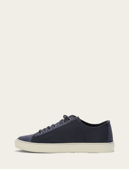 Men's Indigo Astor Cap Toe Low Lace Sneakers | Frye Indigo