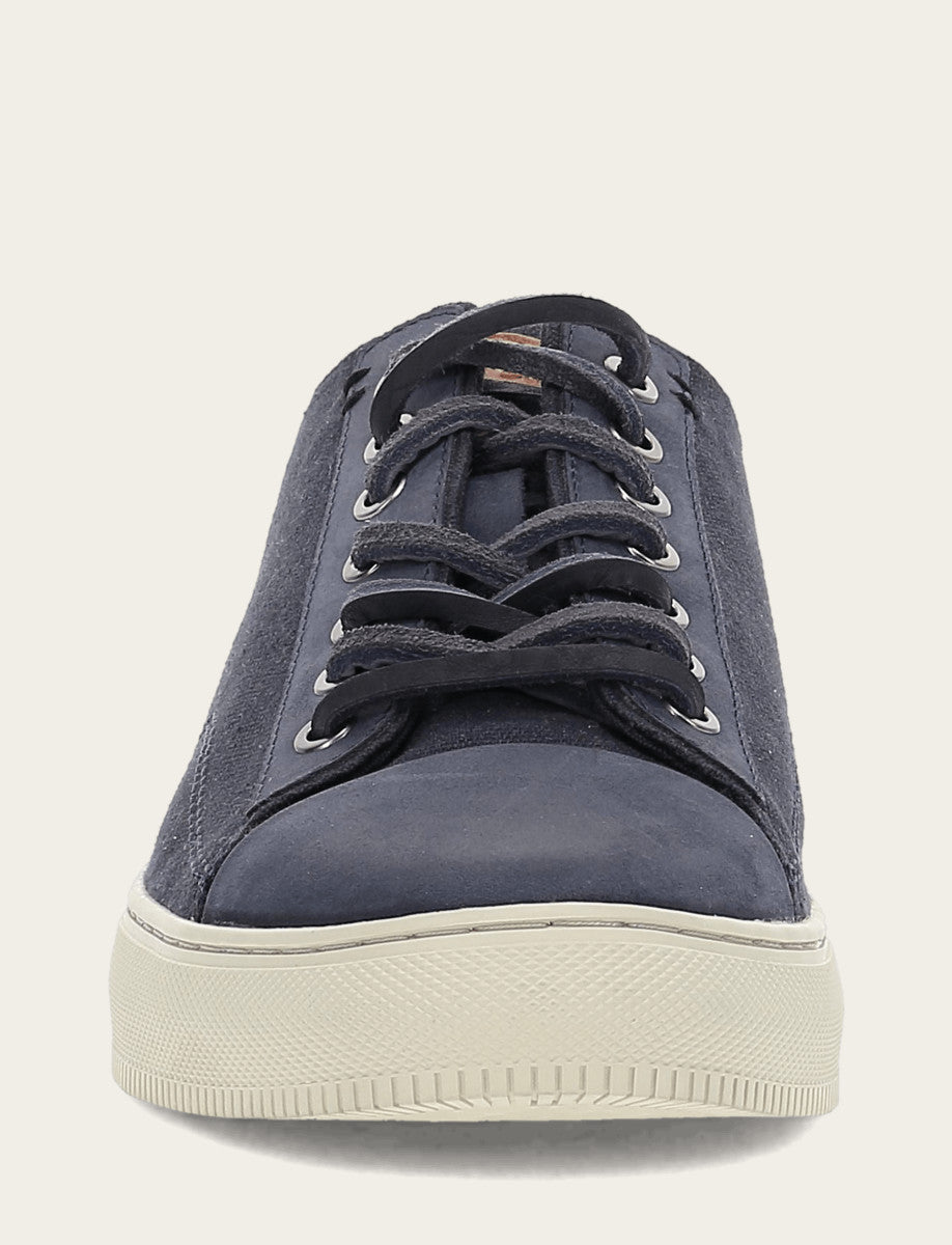 Men's Indigo Astor Cap Toe Low Lace Sneakers | Frye Indigo