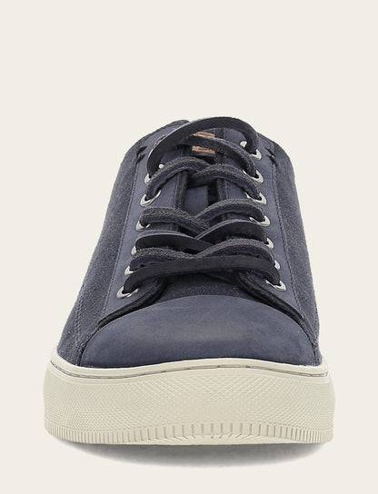 Men's Indigo Astor Cap Toe Low Lace Sneakers | Frye Indigo