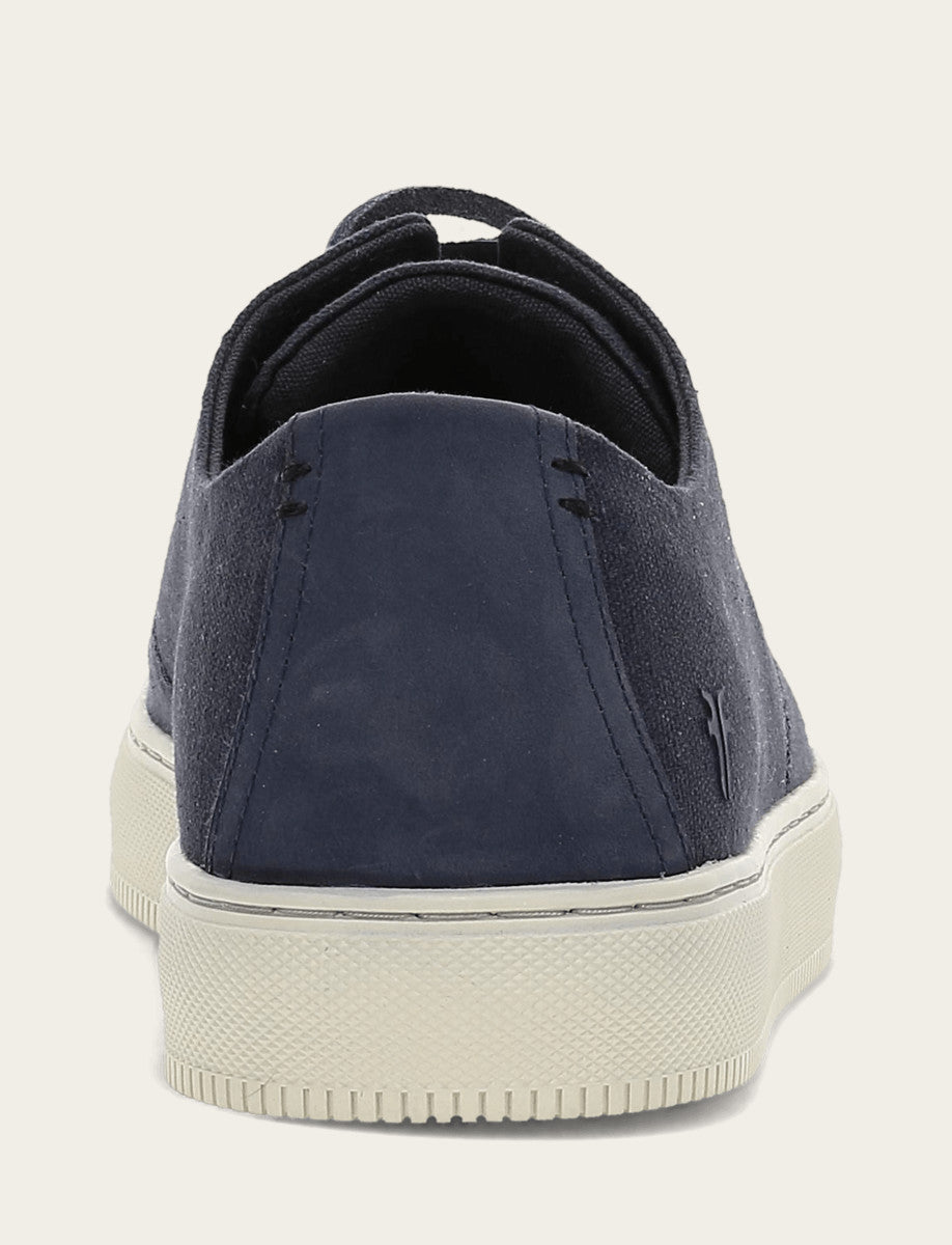 Men's Indigo Astor Cap Toe Low Lace Sneakers | Frye Indigo