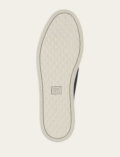 Men's Indigo Astor Cap Toe Low Lace Sneakers | Frye Indigo