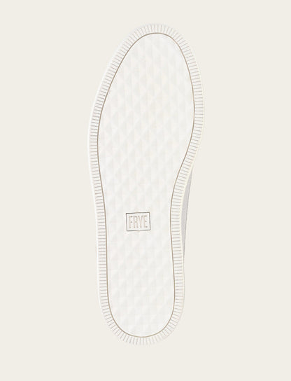Men's White Astor Cap Toe Low Lace Sneakers | Frye White