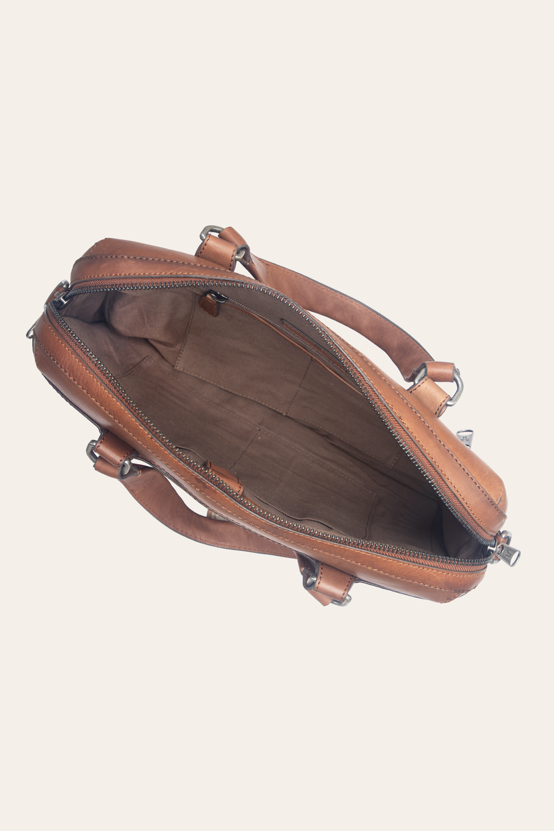 Nash Cognac Briefcase | Frye Cognac