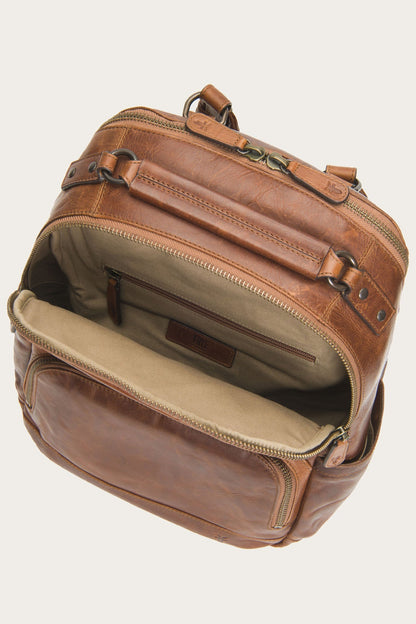 Logan Cognac Backpack | Frye Cognac