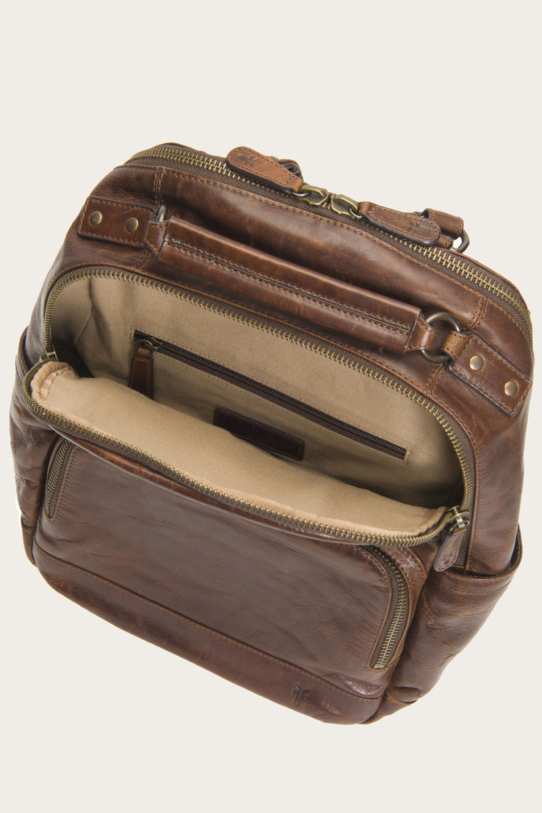 Logan Dark Brown Backpack | Frye Dark Brown