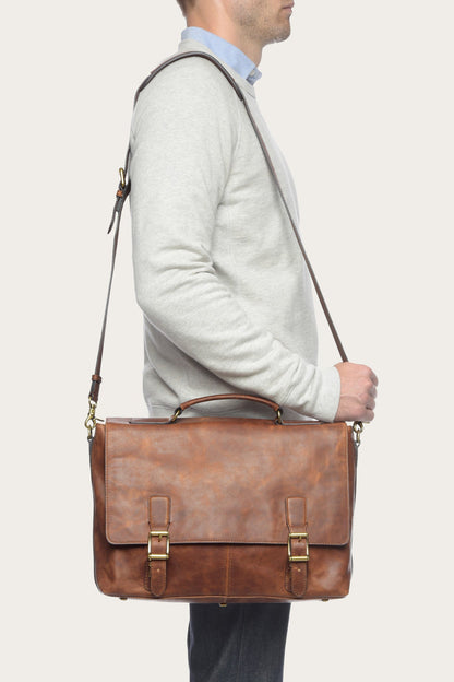 Logan Cognac Top Handle | Frye Cognac