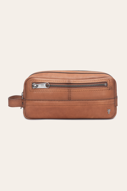 Nash Cognac Dopp Kit | Frye Cognac