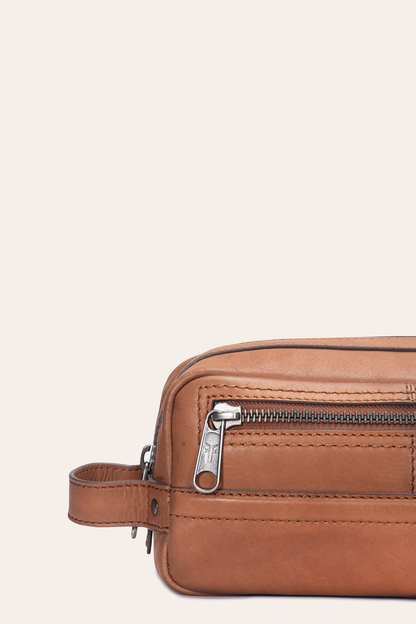 Nash Cognac Dopp Kit | Frye Cognac