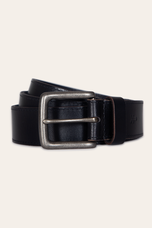 Men’s Black 35mm Pull Up Leather Belt | Frye Black