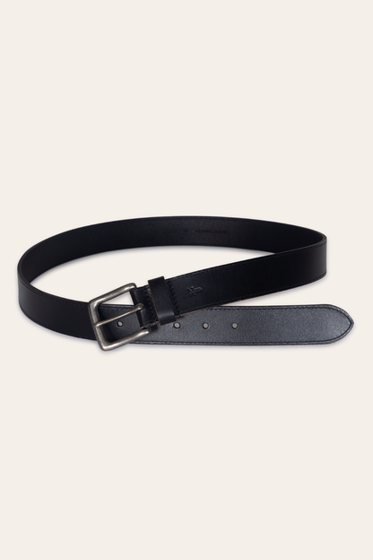 Men’s Black 35mm Pull Up Leather Belt | Frye Black