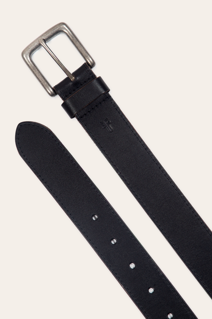 Men’s Black 35mm Pull Up Leather Belt | Frye Black