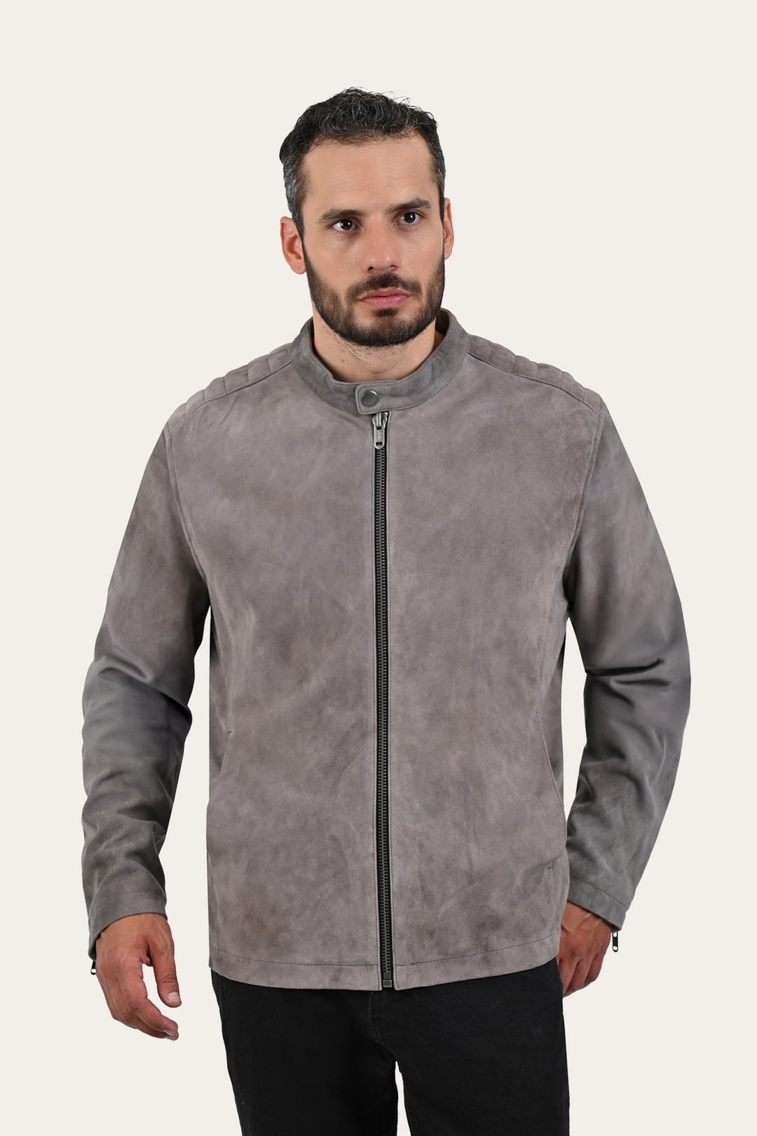 Gray Rhys Jacket | Frye Gray