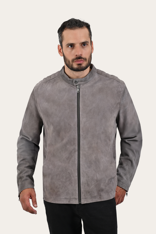 Gray Rhys Jacket | Frye Gray