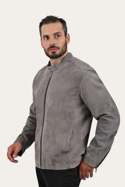 Gray Rhys Jacket | Frye Gray