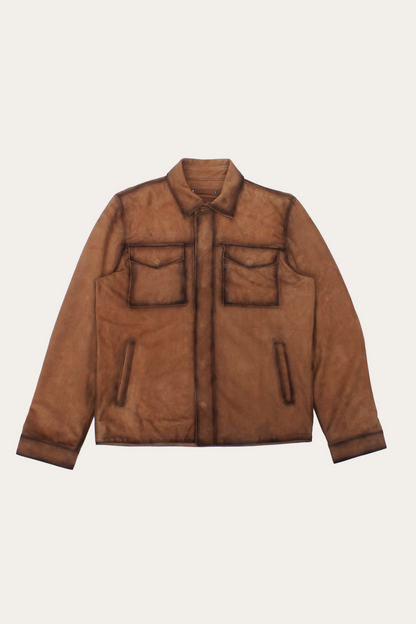 Light Brown Prescott Jacket | Frye Light Brown