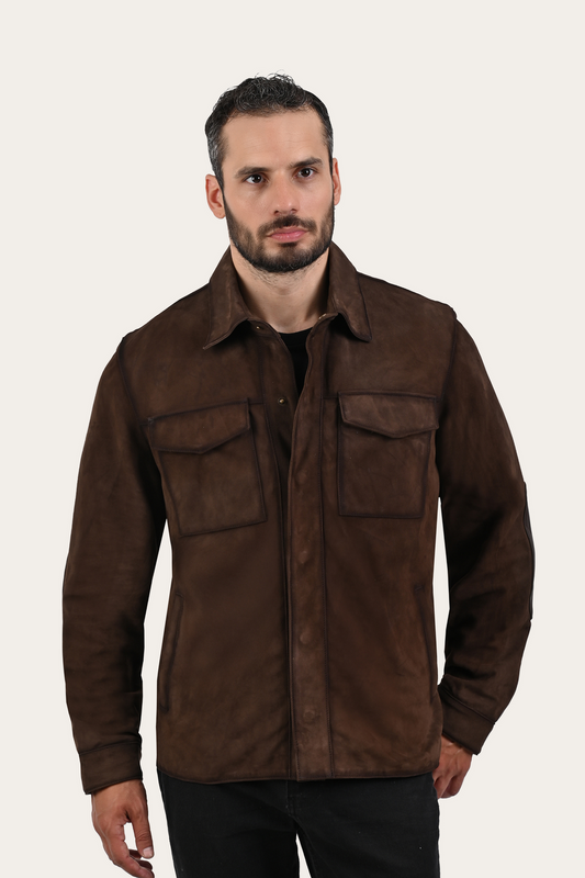 Dark Brown Prescott Jacket | Frye Dark Brown