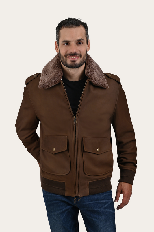 Brown Angus Jacket | Frye Brown