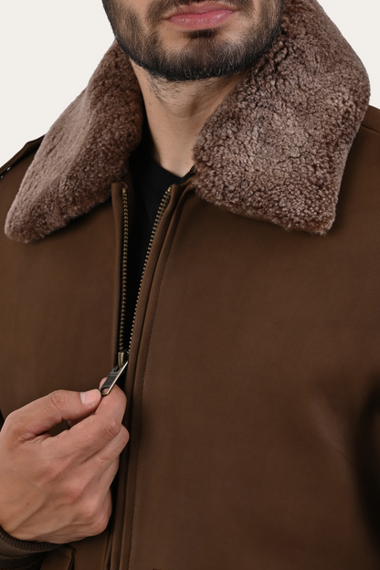 Brown Angus Jacket | Frye Brown