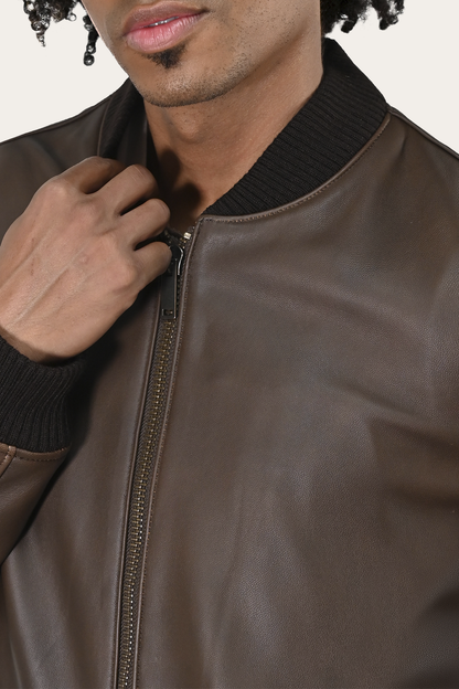 Colt Bomber Jacket | Frye Moka Tobacco