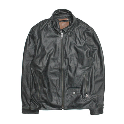 Men’s Black Lawton Modern Nappa Biker Jacket | Frye Black