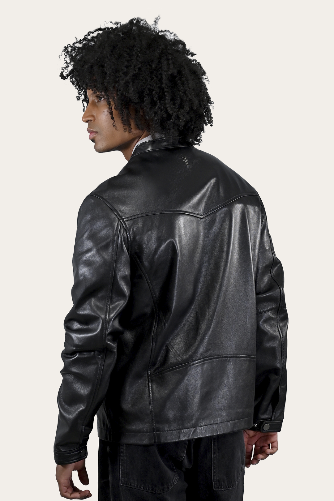 Wyoming Racing Jacket | Frye Black