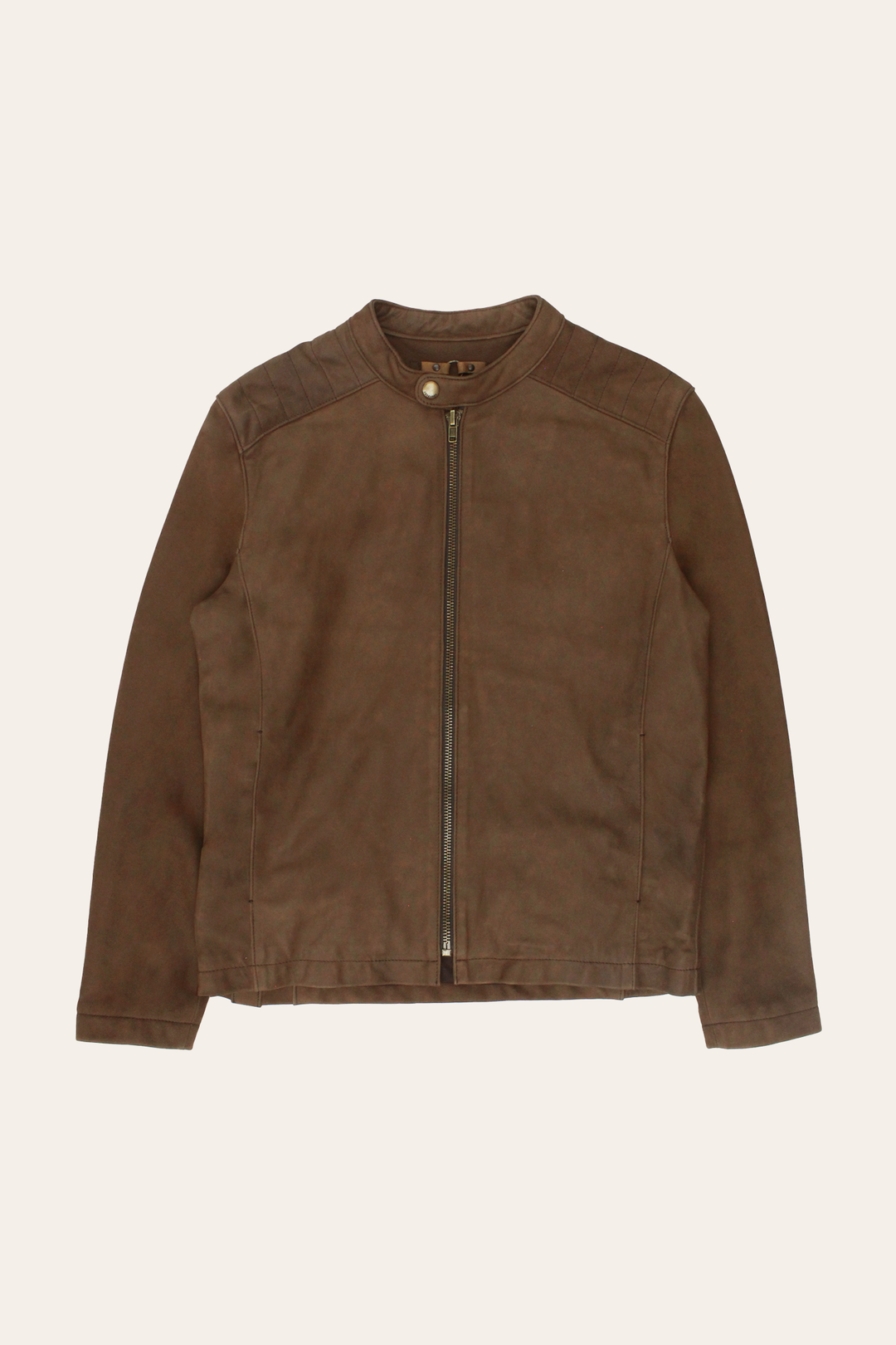 Men’s Tobacco Desert Racer Leather Jacket | Frye Tobacco