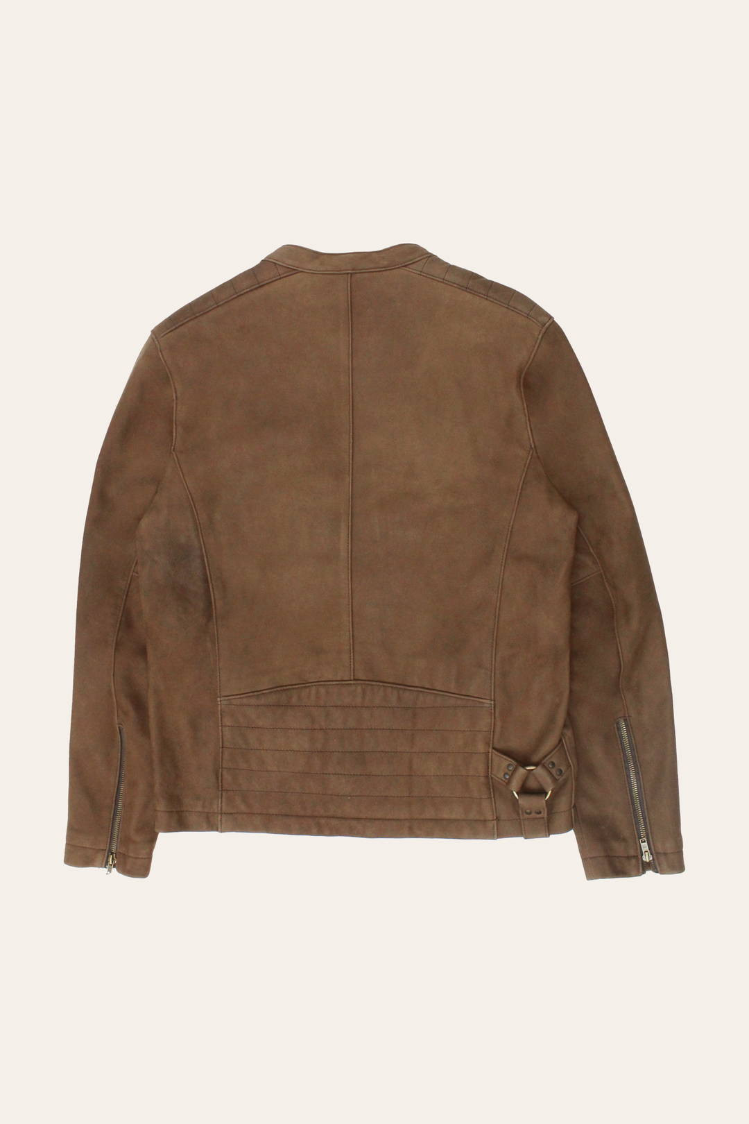 Men’s Tobacco Desert Racer Leather Jacket | Frye Tobacco