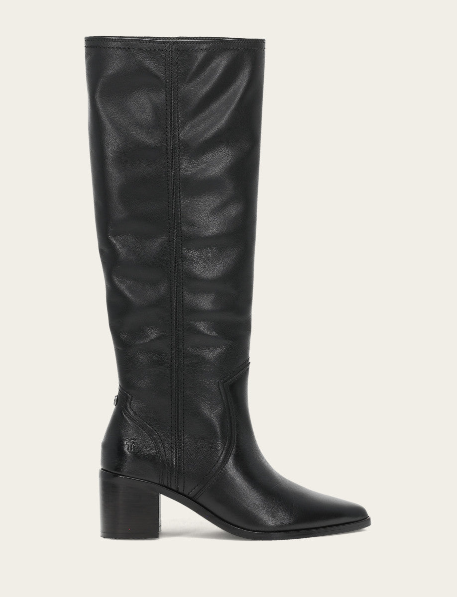 Women's Black Sadie Softy Tall Booties | Frye Black