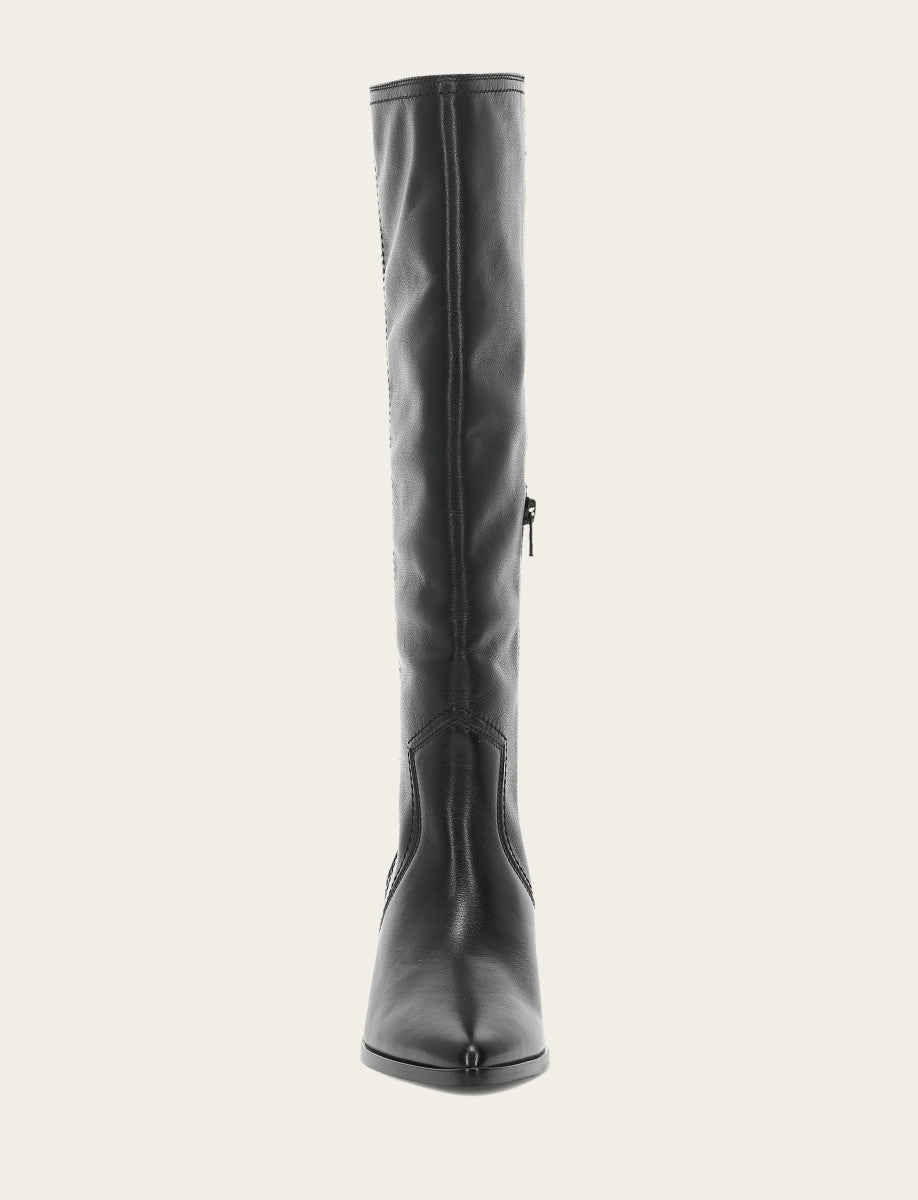 Women's Black Sadie Softy Tall Booties | Frye Black