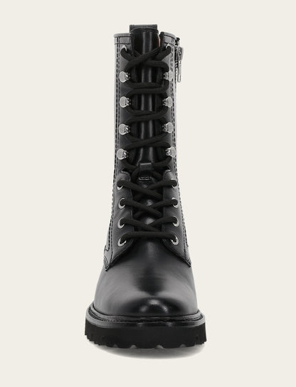Women's Black Olivia Combat Boots | Frye Black
