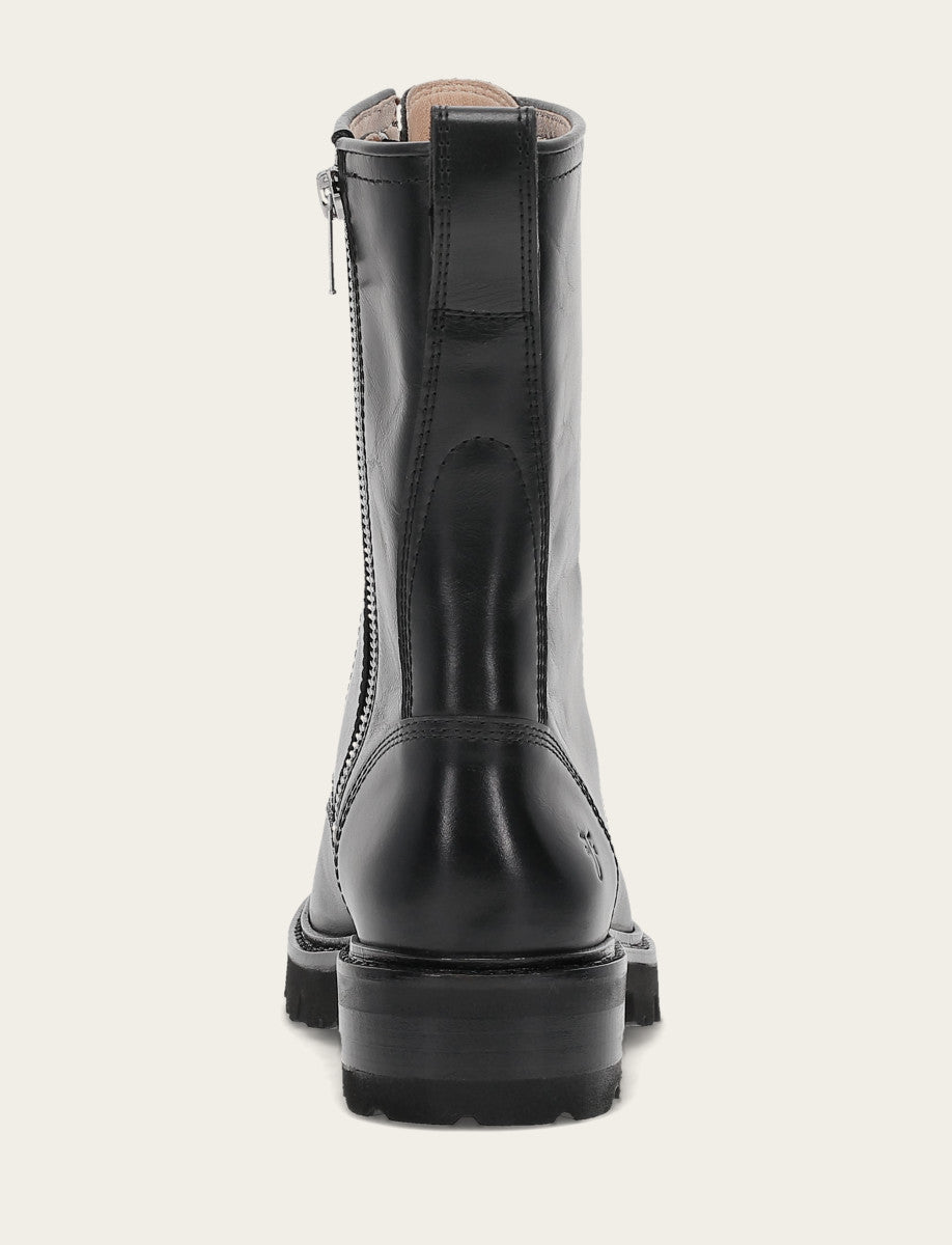 Women's Black Olivia Combat Boots | Frye Black
