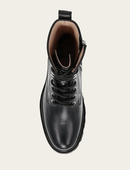 Women's Black Olivia Combat Boots | Frye Black