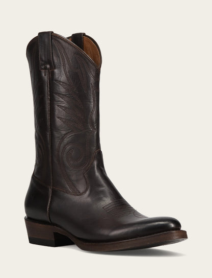 Men's Chocolate Grady Vintage Stitch Western Boots | Frye CHOCOLATE