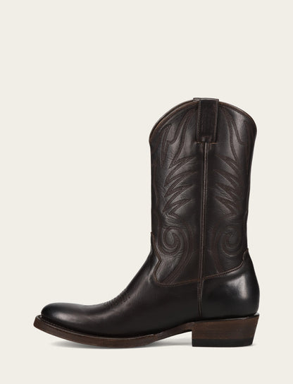Men's Chocolate Grady Vintage Stitch Western Boots | Frye CHOCOLATE
