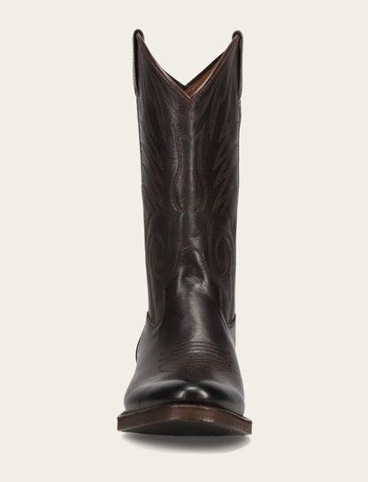 Men's Chocolate Grady Vintage Stitch Western Boots | Frye CHOCOLATE