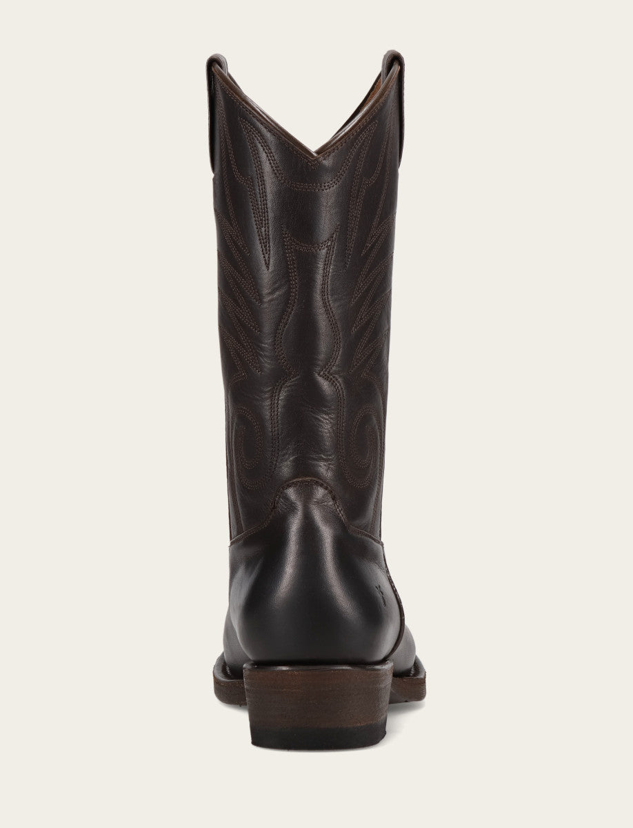 Men's Chocolate Grady Vintage Stitch Western Boots | Frye CHOCOLATE